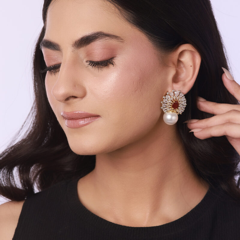 The Blushing Pearl Drop