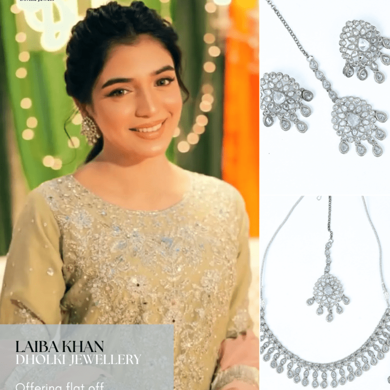 Laiba Khan Dholki Jewellery